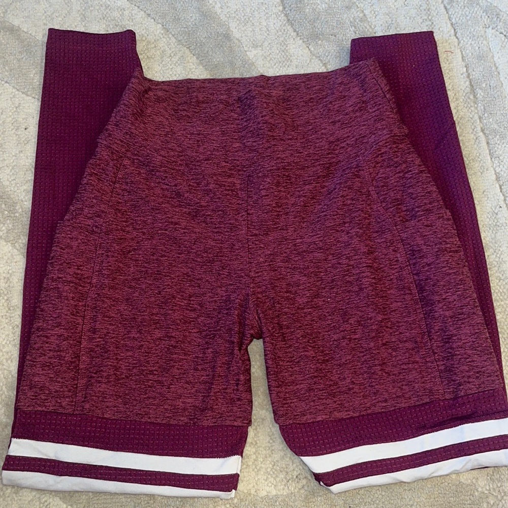 Bombshell thigh high leggings with pockets